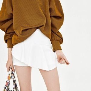 Zara trf white skort